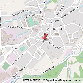 Mappa Via Cazzaniga, 5, 24024 Gandino, Bergamo (Lombardia)