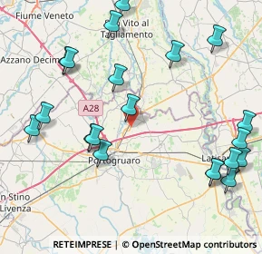 Mappa Via Udine, 30025 Teglio Veneto VE, Italia (9.9645)
