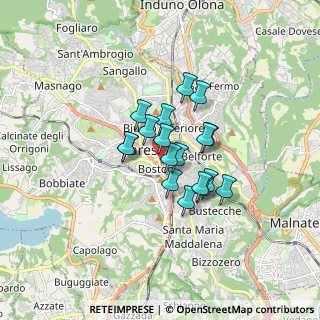 Mappa Multi Medica, 21100 Varese VA, Italia (1.11278)