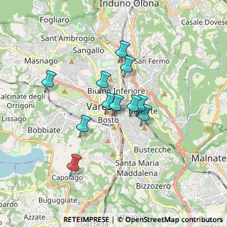 Mappa Multi Medica, 21100 Varese VA, Italia (1.30818)