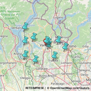 Mappa Via Piave, 21100 Varese VA, Italia (11.19545)