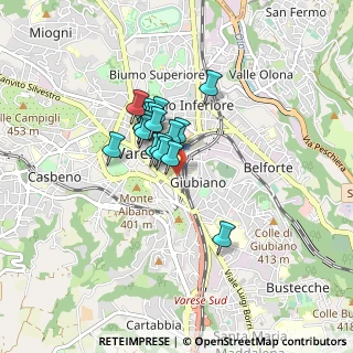 Mappa Multi Medica, 21100 Varese VA, Italia (0.555)
