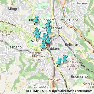Mappa Multi Medica, 21100 Varese VA, Italia (0.65636)
