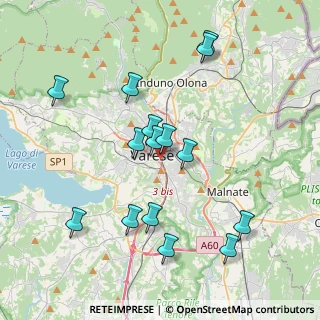 Mappa Via Piave, 21100 Varese VA, Italia (3.908)
