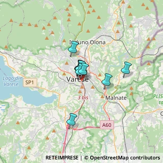 Mappa Via Piave, 21100 Varese VA, Italia (1.72455)