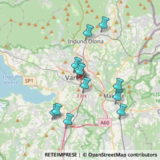 Mappa Via Piave, 21100 Varese VA, Italia (3.59417)