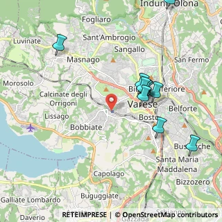 Mappa Piazzale Antonio Meucci, 21100 Varese VA, Italia (1.98364)