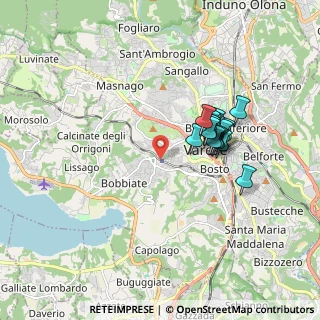 Mappa Piazzale Antonio Meucci, 21100 Varese VA, Italia (1.43056)