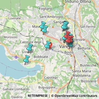 Mappa Casbeno, 21100 Varese VA, Italia (1.63294)