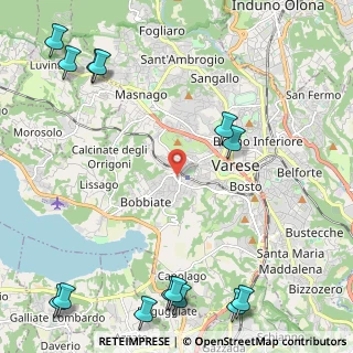 Mappa Casbeno, 21100 Varese VA, Italia (3.32929)