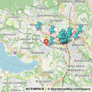 Mappa Casbeno, 21100 Varese VA, Italia (1.70533)