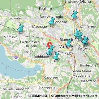 Mappa Casbeno, 21100 Varese VA, Italia (2.06545)