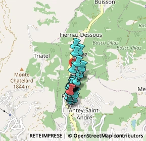 Mappa Località Lillaz, 11020 Antey-Saint-André AO, Italia (0.55556)
