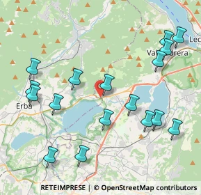 Mappa Via G. Mazzini, 22030 Pusiano CO, Italia (4.63941)