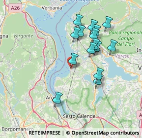 Mappa Via Madonnina del Grappa, 21027 Ispra VA, Italia (6.766)