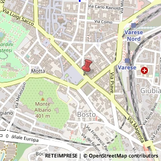 Mappa Piazza della Repubblica,  5, 21100 Varese, Varese (Lombardia)