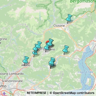 Mappa Via Alessandro Volta, 24024 Gandino BG, Italia (5.59)