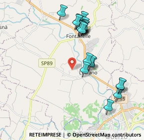 Mappa Via Bornia, 31043 Fontanelle TV, Italia (1.9455)