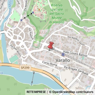 Mappa Via Durio, 22, 13019 Varallo, Vercelli (Piemonte)