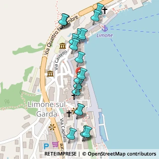 Mappa Via Corda, 25010 Limone Sul Garda BS, Italia (0.134)