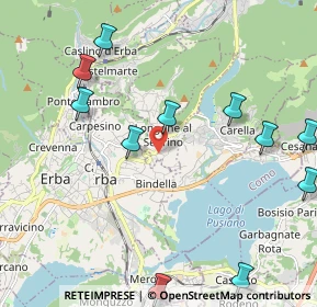 Mappa Via Fontanella, 22030 Longone Al Segrino CO, Italia (2.78154)