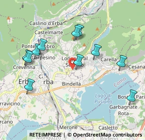 Mappa Via Fontanella, 22030 Longone Al Segrino CO, Italia (2.03273)