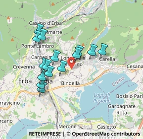 Mappa Via Fontanella, 22030 Longone Al Segrino CO, Italia (1.554)