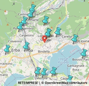 Mappa Via Fontanella, 22030 Longone Al Segrino CO, Italia (2.48412)