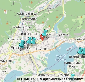 Mappa Via Fontanella, 22030 Longone Al Segrino CO, Italia (2.89)