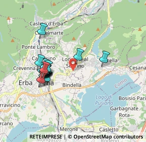 Mappa Via Fontanella, 22030 Longone Al Segrino CO, Italia (1.67278)