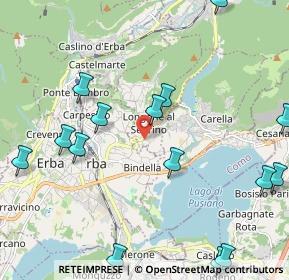 Mappa Via Fontanella, 22030 Longone Al Segrino CO, Italia (2.77625)