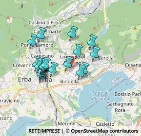 Mappa Via Fontanella, 22030 Longone Al Segrino CO, Italia (1.48368)