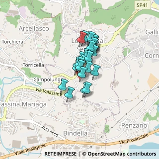Mappa Via Fontanella, 22030 Longone Al Segrino CO, Italia (0.27407)