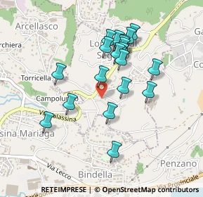 Mappa Via Fontanella, 22030 Longone Al Segrino CO, Italia (0.4065)