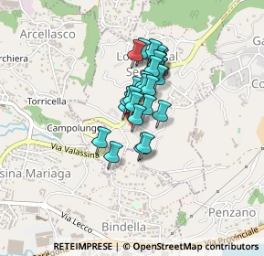 Mappa Via Fontanella, 22030 Longone Al Segrino CO, Italia (0.27407)
