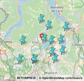 Mappa Via Fontanella, 22030 Longone Al Segrino CO, Italia (7.19769)
