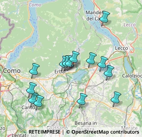 Mappa Via Fontanella, 22030 Longone Al Segrino CO, Italia (6.76067)
