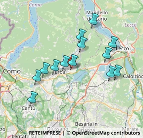 Mappa Via Fontanella, 22030 Longone Al Segrino CO, Italia (6.75077)