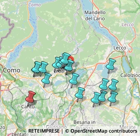 Mappa Via Fontanella, 22030 Longone Al Segrino CO, Italia (7.0985)