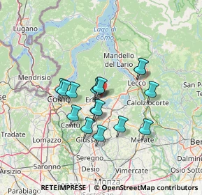 Mappa Via Fontanella, 22030 Longone Al Segrino CO, Italia (10.59125)