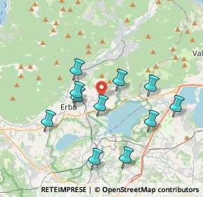 Mappa Via Fontanella, 22030 Longone Al Segrino CO, Italia (3.56455)