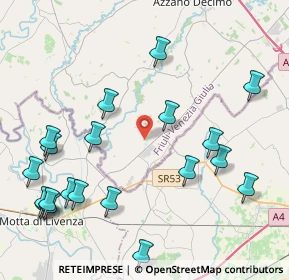 Mappa Piazzale Ragazzi del, 33076 Pravisdomini PN, Italia (5.076)