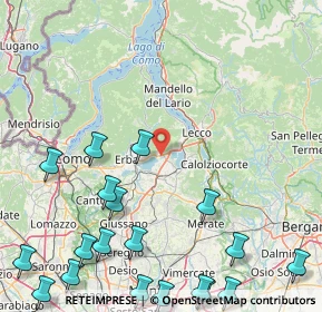 Mappa 23861 Cesana Brianza LC, Italia (25.30263)