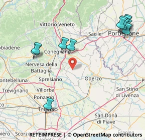 Mappa Via Tezze, 31028 Vazzola TV, Italia (21.62615)