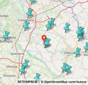 Mappa Via Tezze, 31028 Vazzola TV, Italia (10.5385)