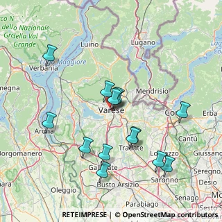 Mappa Via degli Alpini, 21100 Varese VA, Italia (14.59214)
