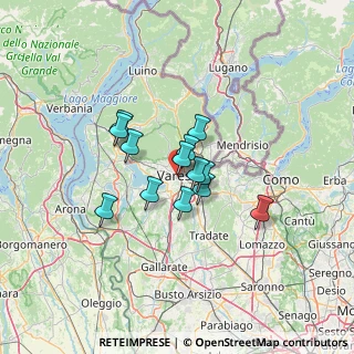 Mappa Via degli Alpini, 21100 Varese VA, Italia (8.80462)