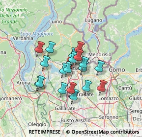 Mappa Via degli Alpini, 21100 Varese VA, Italia (9.99263)