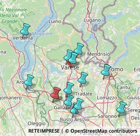 Mappa Via degli Alpini, 21100 Varese VA, Italia (15.49571)