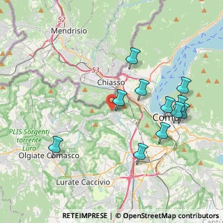 Mappa Via S. Fermo, 22041 San Fermo della Battaglia CO, Italia (4.11091)